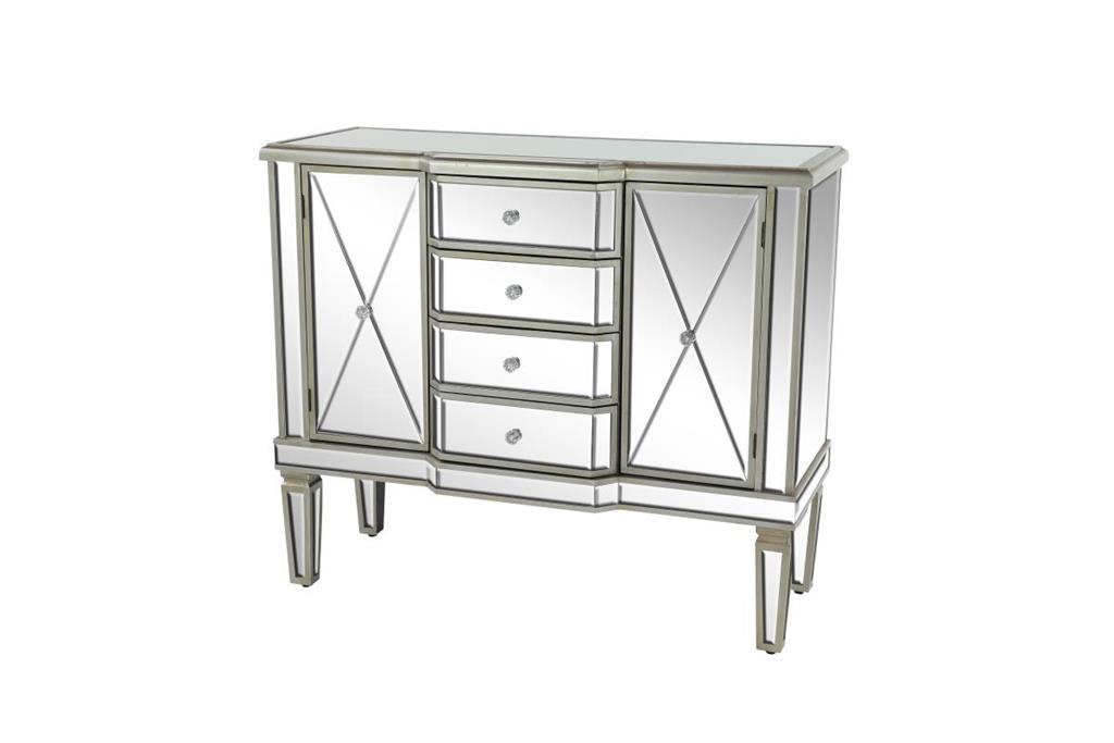 Mirrored Buffet Cabinet image 1