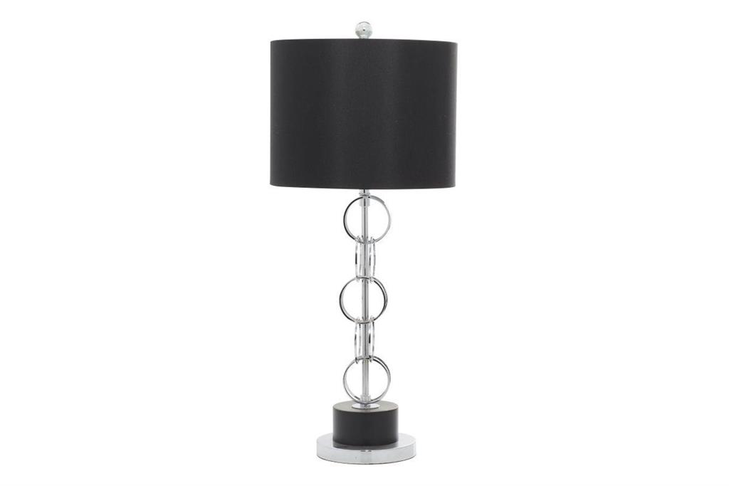 Black & Chrome Table Lamp image 1