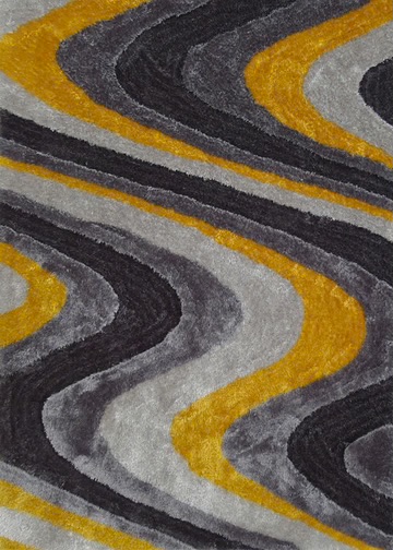 Living Shag #112 Yellow 8x11