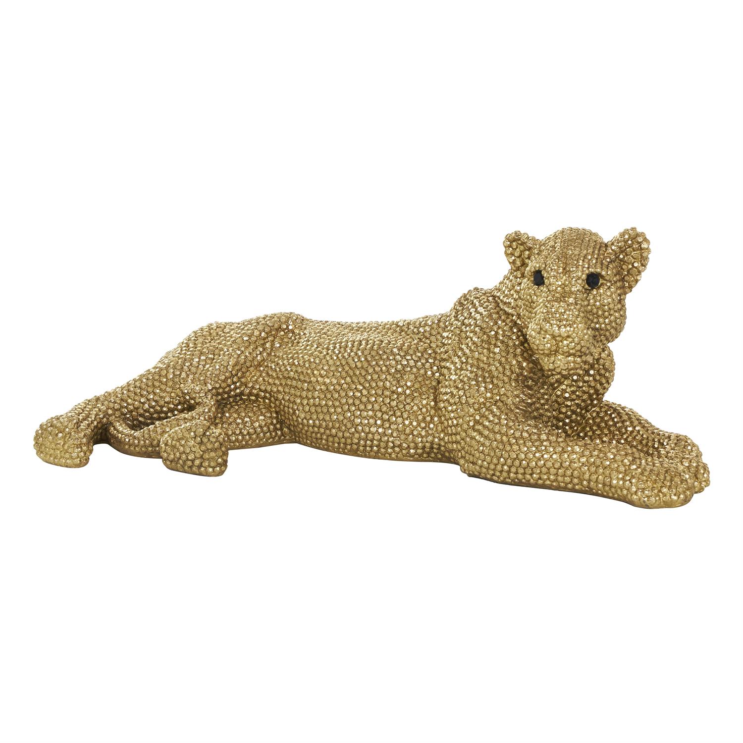 Small Gold Lying Lion