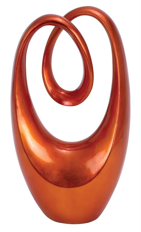 Orange Abstract Sculpture image 1