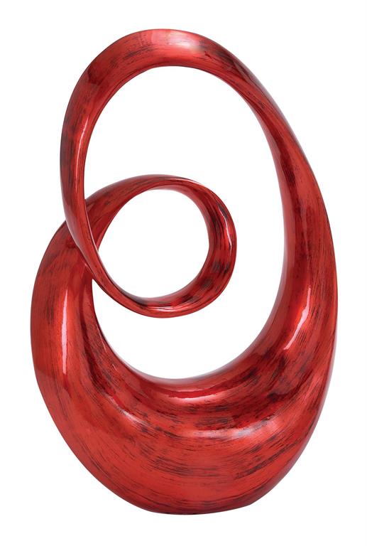 Red Abstract Sculpture image 1