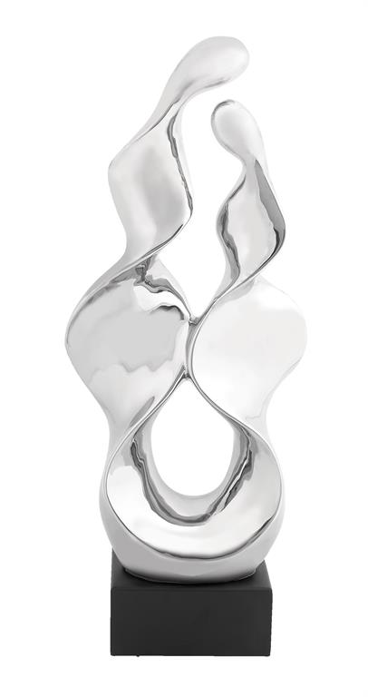 Chrome Abstract Sculpture image 1