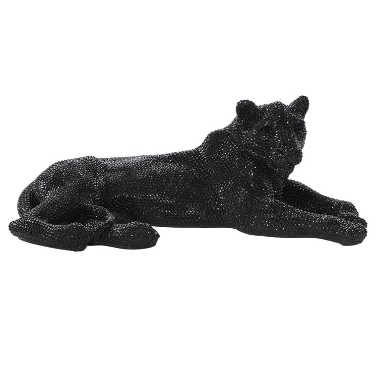 Large Black Lying Lion image 1