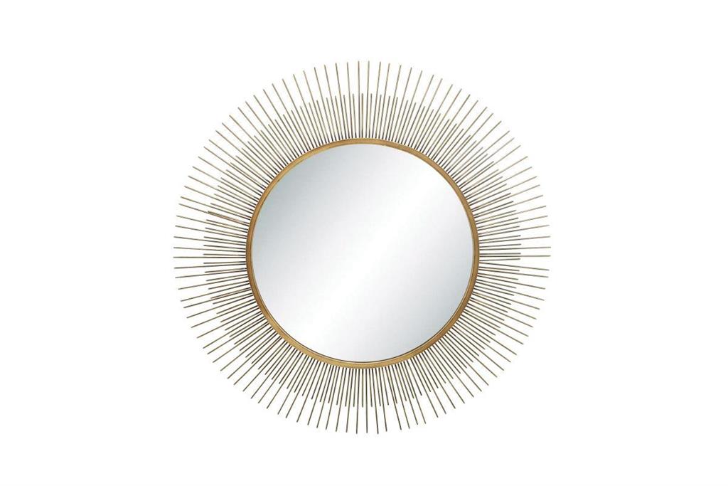 Golden Starburst Wall Mirror image 1
